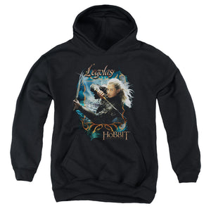 AN OFFCIALLY LICENSED HOBBIT KNIVES YOUTH HOODIE BLACK