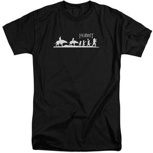 AN OFFCIALLY LICENSED HOBBIT ORC COMPANY MEN'S TALL FIT T-SHIRT BLACK