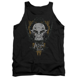 AN OFFCIALLY LICENSED HOBBIT AZOG ADULT UNISEX TANK TOP BLACK