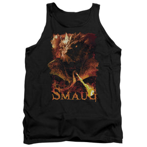 AN OFFCIALLY LICENSED HOBBIT SMOLDER ADULT UNISEX TANK TOP BLACK