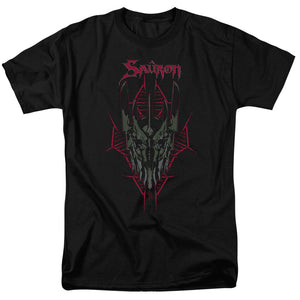 AN OFFCIALLY LICENSED HOBBIT EVILS HELM MEN'S REGULAR FIT T-SHIRT BLACK