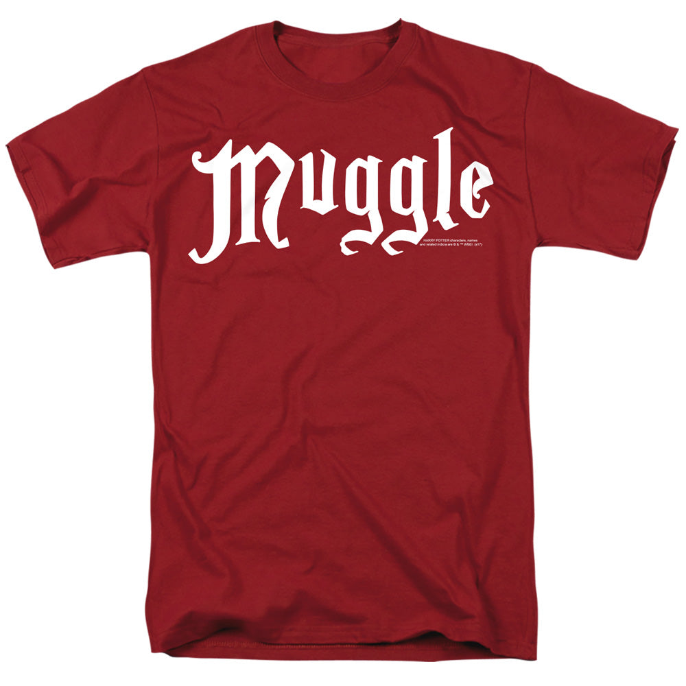 Harry Potter Muggle Licensed Adult Unisex T-Shirt Regular Fit Tee SM-3X