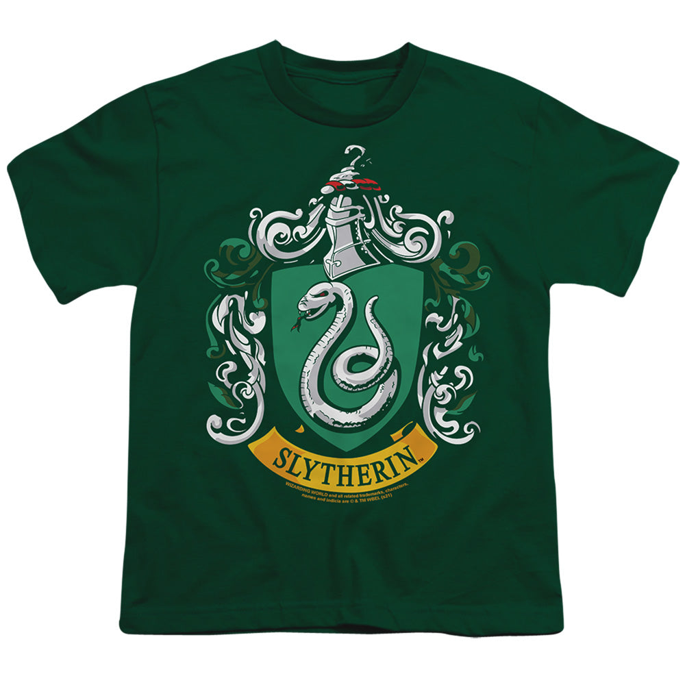 Harry Potter Slytherin Crest Licensed Kid's T-Shirt (Ages 4-7) SM-XL