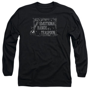 AN OFFCIALLY LICENSED HARRY POTTER ORDER OF PHEONIX/TEASPOON MEN'S LONG SLEEVE T-SHIRT BLACK