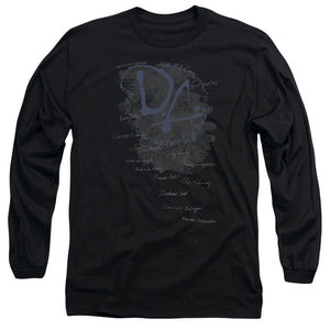 AN OFFCIALLY LICENSED HARRY POTTER DUMBLEDORES ARMY MEN'S LONG SLEEVE T-SHIRT BLACK