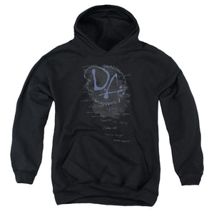 AN OFFCIALLY LICENSED HARRY POTTER DUMBLEDORES ARMY YOUTH HOODIE BLACK
