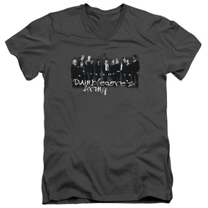 AN OFFCIALLY LICENSED HARRY POTTER AND THE ORDER OF PHOENIX DA SQUAD MEN'S V-NECK T-SHIRT CHARCOAL