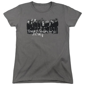 AN OFFCIALLY LICENSED HARRY POTTER AND THE ORDER OF PHOENIX DA SQUAD WOMEN'S REGULAR FIT T-SHIRT CHARCOAL