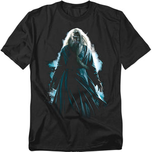 AN OFFCIALLY LICENSED HARRY POTTER DUMBLEDORE BURST MEN'S REGULAR FIT T-SHIRT BLACK
