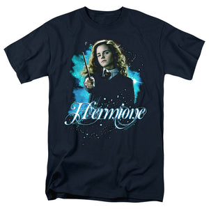 AN OFFCIALLY LICENSED HARRY POTTER HERMIONE READY MEN'S REGULAR FIT T-SHIRT BLACK