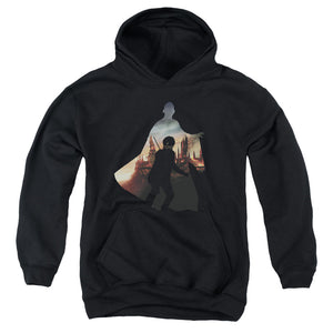 AN OFFCIALLY LICENSED HARRY POTTER VOLDEMORT LOOMS YOUTH HOODIE BLACK