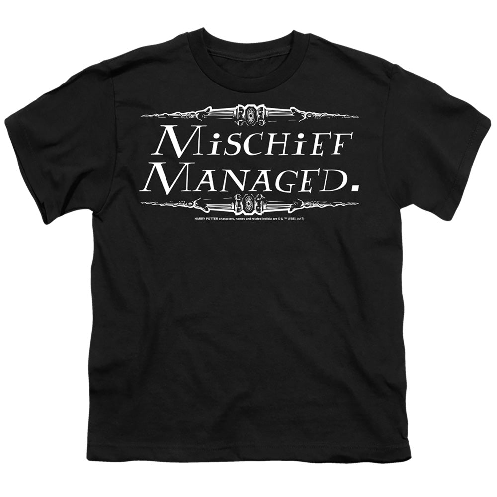 Harry Potter Mischief Managed Licensed Kid's T-Shirt (Ages 4-7) SM-XL