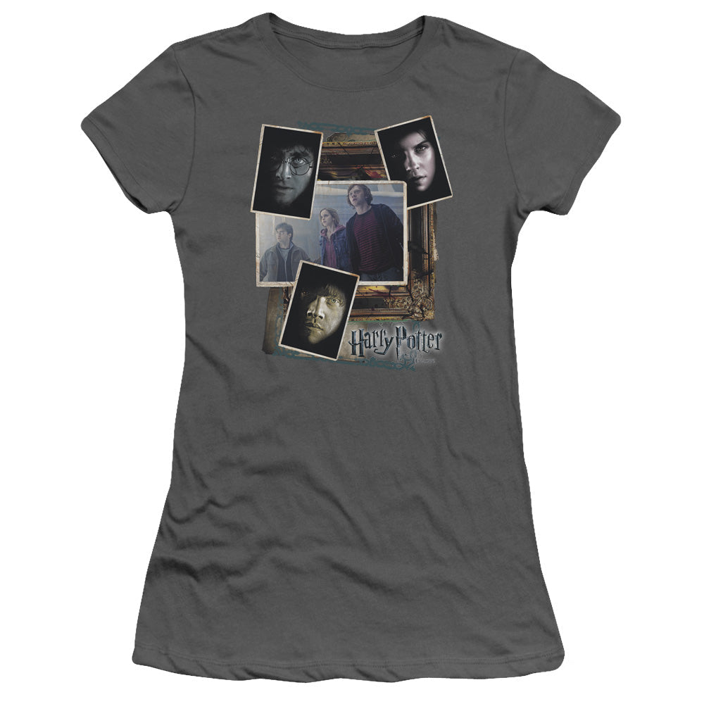 Harry Potter Trio Collage Licensed Women's T-Shirt Juniors SM-XL