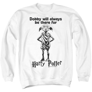 AN OFFCIALLY LICENSED HARRY POTTER ALWAYS BE THERE ADULT UNISEX CREWNECK SWEATSHIRT WHITE