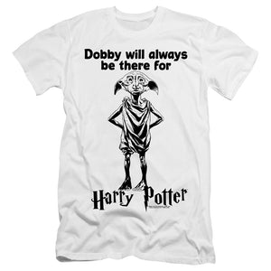 AN OFFCIALLY LICENSED HARRY POTTER ALWAYS BE THERE MEN'S PREMIUM SLIM FIT T-SHIRT WHITE