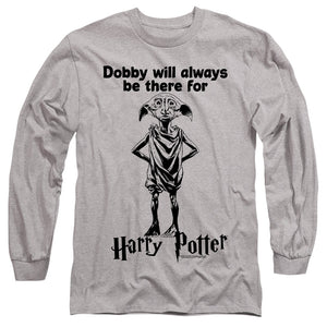 AN OFFCIALLY LICENSED HARRY POTTER ALWAYS BE THERE MEN'S LONG SLEEVE T-SHIRT ATHLETIC HEATHER