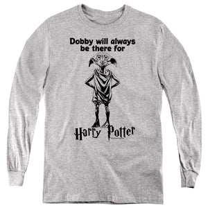 AN OFFCIALLY LICENSED HARRY POTTER ALWAYS BE THERE YOUTH LONG SLEEVE T-SHIRT ATHLETIC HEATHER