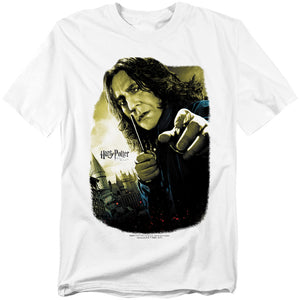 AN OFFCIALLY LICENSED HARRY POTTER SNAPE POSTER MEN'S REGULAR FIT T-SHIRT WHITE