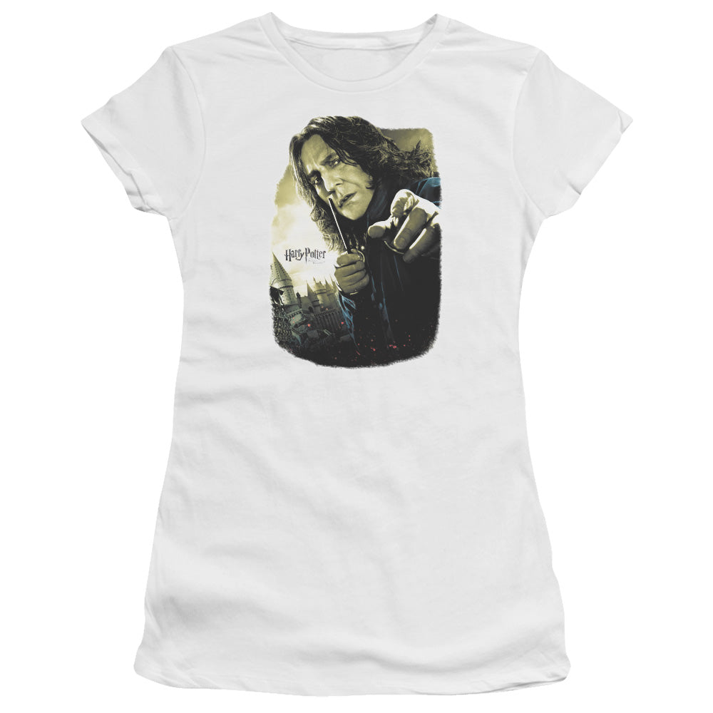 Harry Potter Snape Poster Licensed Women's T-Shirt Juniors LG