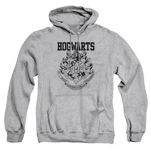 AN OFFCIALLY LICENSED HARRY POTTER HOGWARTS ATHLETIC ADULT UNISEX PULLOVER HOODIE ATHLETIC HEATHER