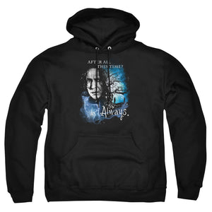 AN OFFCIALLY LICENSED HARRY POTTER ALWAYS ADULT UNISEX PULLOVER HOODIE BLACK