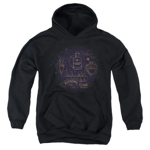 AN OFFCIALLY LICENSED HARRY POTTER POTIONS CLASS YOUTH HOODIE BLACK