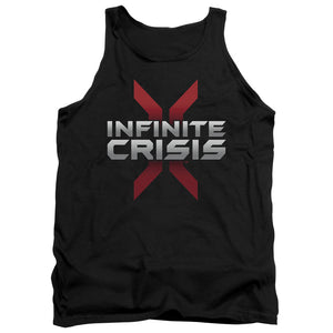 AN OFFCIALLY LICENSED INFINITE CRISIS LOGO ADULT UNISEX TANK TOP BLACK