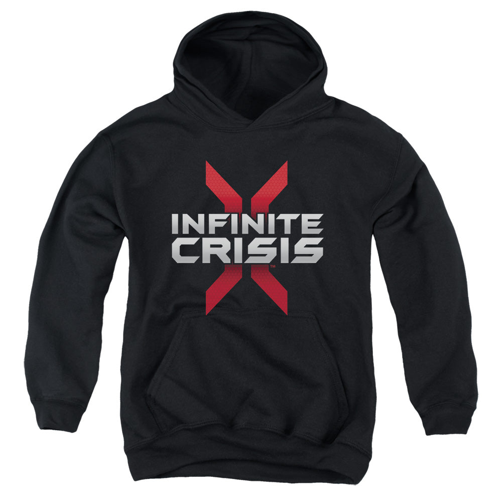 AN OFFCIALLY LICENSED INFINITE CRISIS LOGO YOUTH HOODIE BLACK