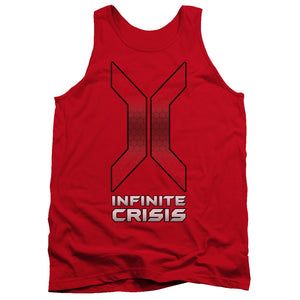 AN OFFCIALLY LICENSED INFINITE CRISIS TITLE ADULT UNISEX TANK TOP RED