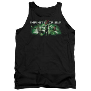 AN OFFCIALLY LICENSED INFINITE CRISIS IC GREEN ADULT UNISEX TANK TOP BLACK