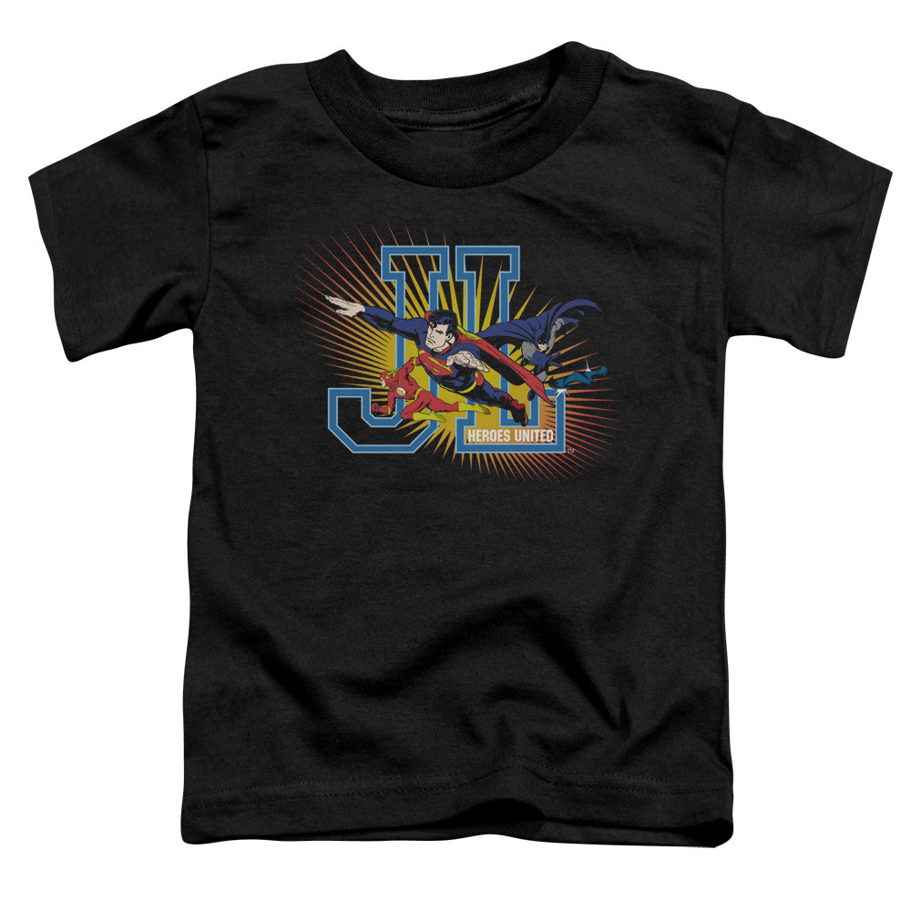 JLA Heroes United Licensed Toddler T-Shirt LG