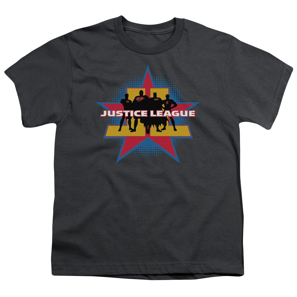 JLA Stand Tall Licensed Kid's T-Shirt (Ages 4-7) XS-XL
