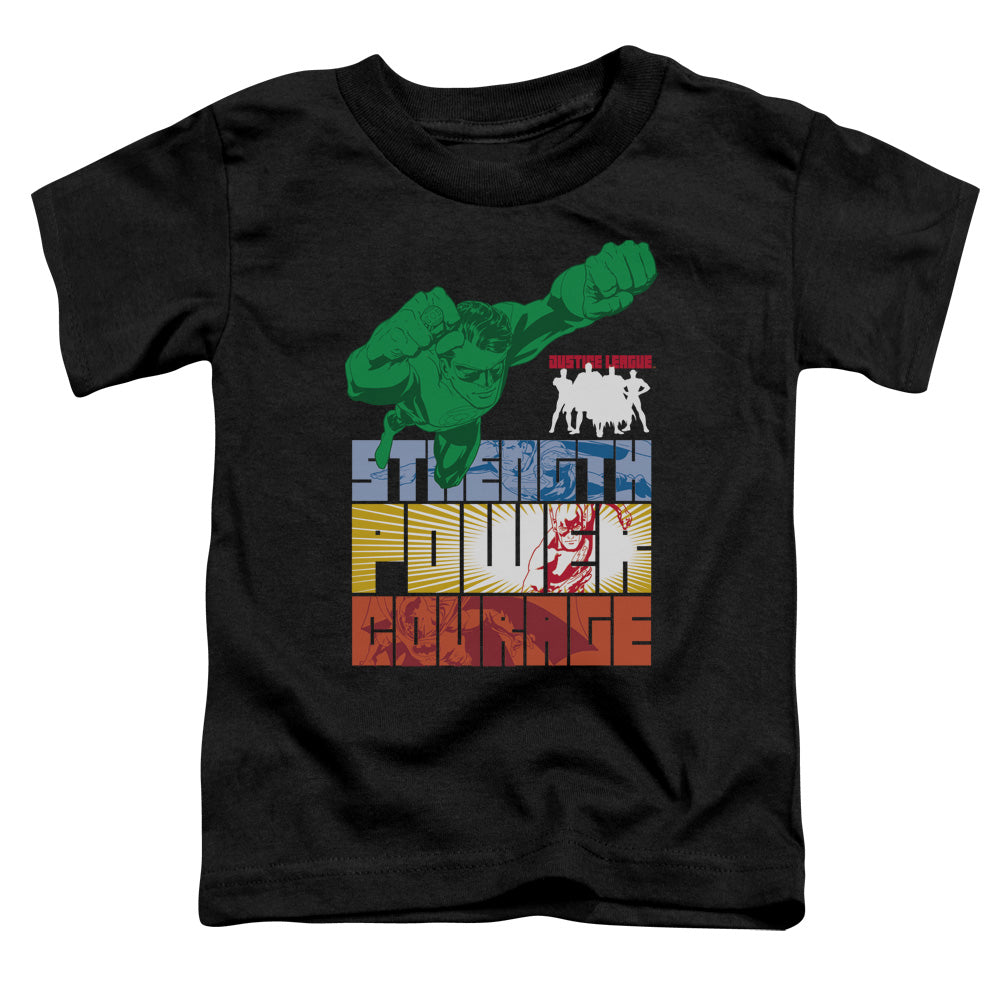 JLA Heroic Qualities Licensed Toddler T-Shirt LG