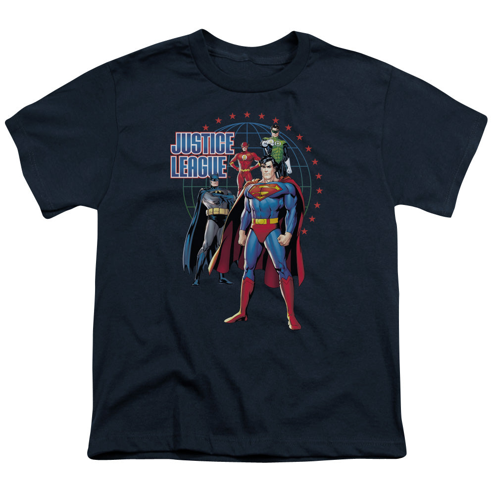 JLA Protectors Licensed Kid's T-Shirt (Ages 4-7) XS-XL