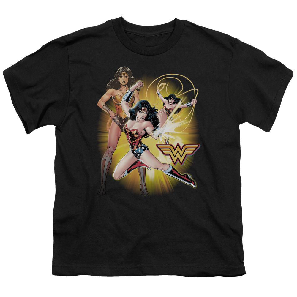 JLA Wonder Woman Licensed Kid's T-Shirt (Ages 4-7) XS-XL