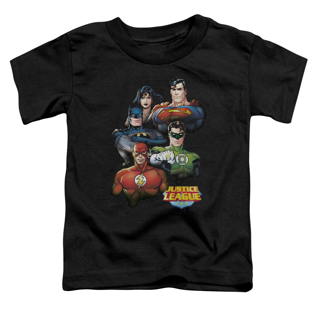 JLA Group Portrait Licensed Toddler T-Shirt SM-LG