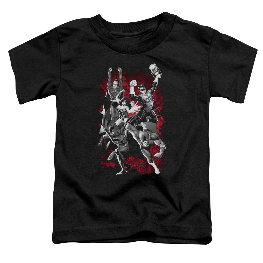 JLA Jla Explosion Licensed Toddler T-Shirt LG
