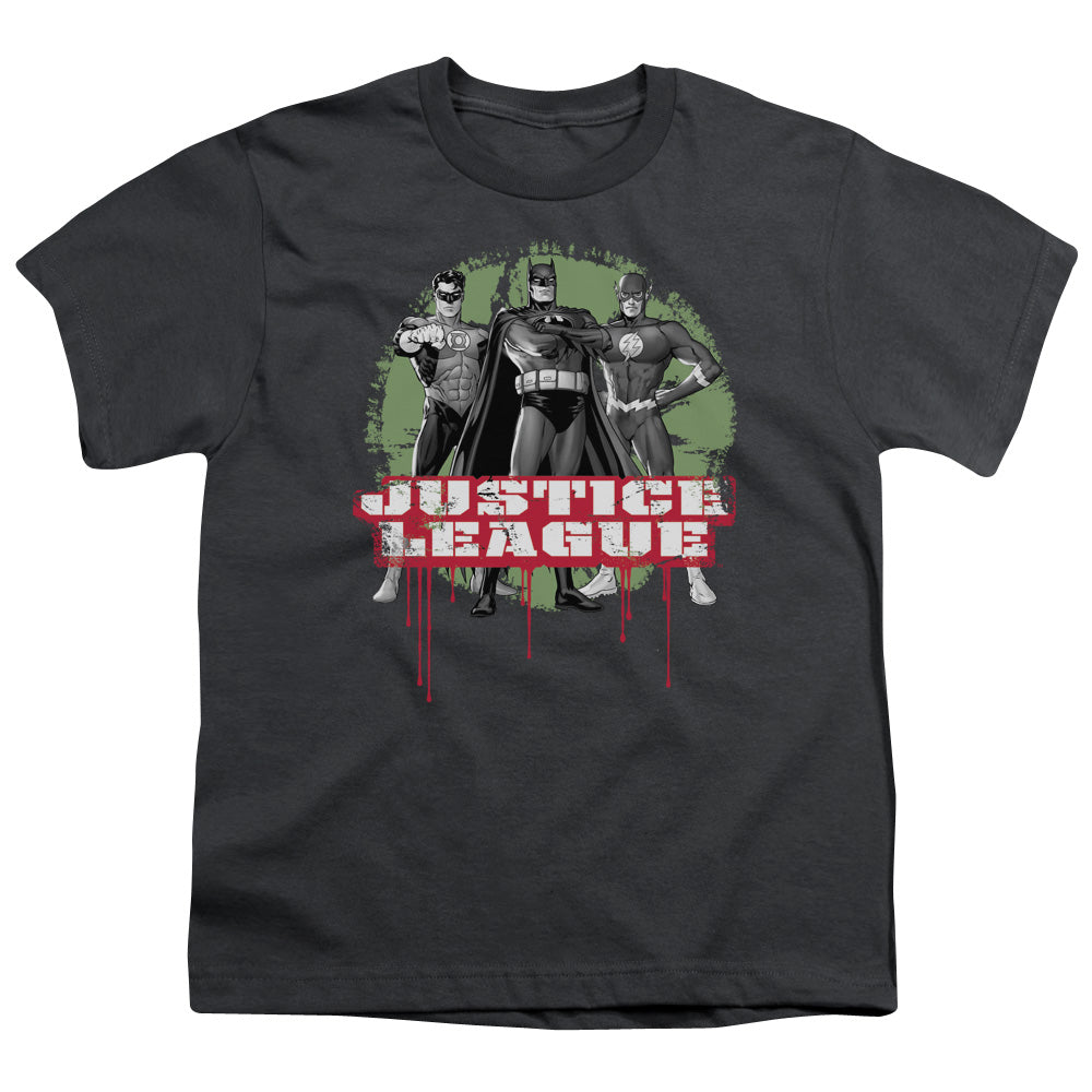 JLA Jla Trio Licensed Kid's T-Shirt (Ages 4-7) XS-XL