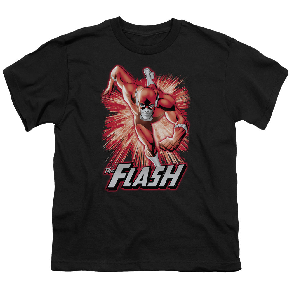 JLA Flash Red & Gray Licensed Kid's T-Shirt (Ages 4-7) XS-XL