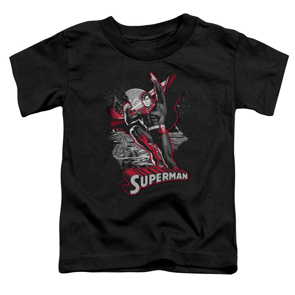 JLA Superman Red & Gray Licensed Toddler T-Shirt LG