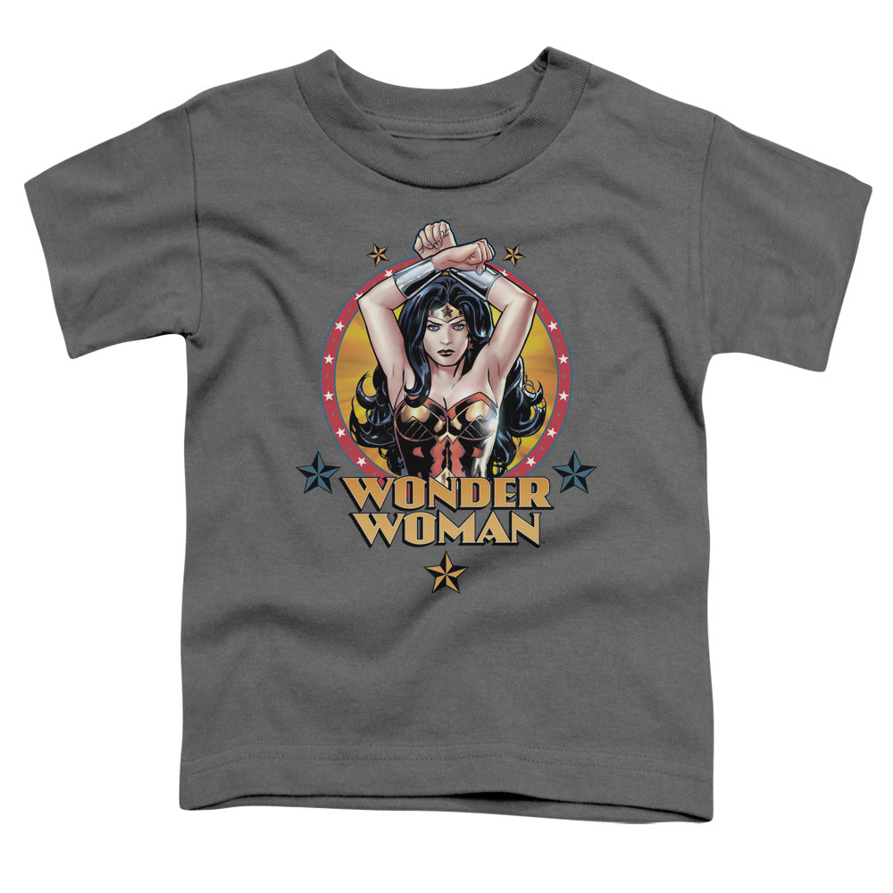 JLA Powerful Woman Licensed Toddler T-Shirt LG