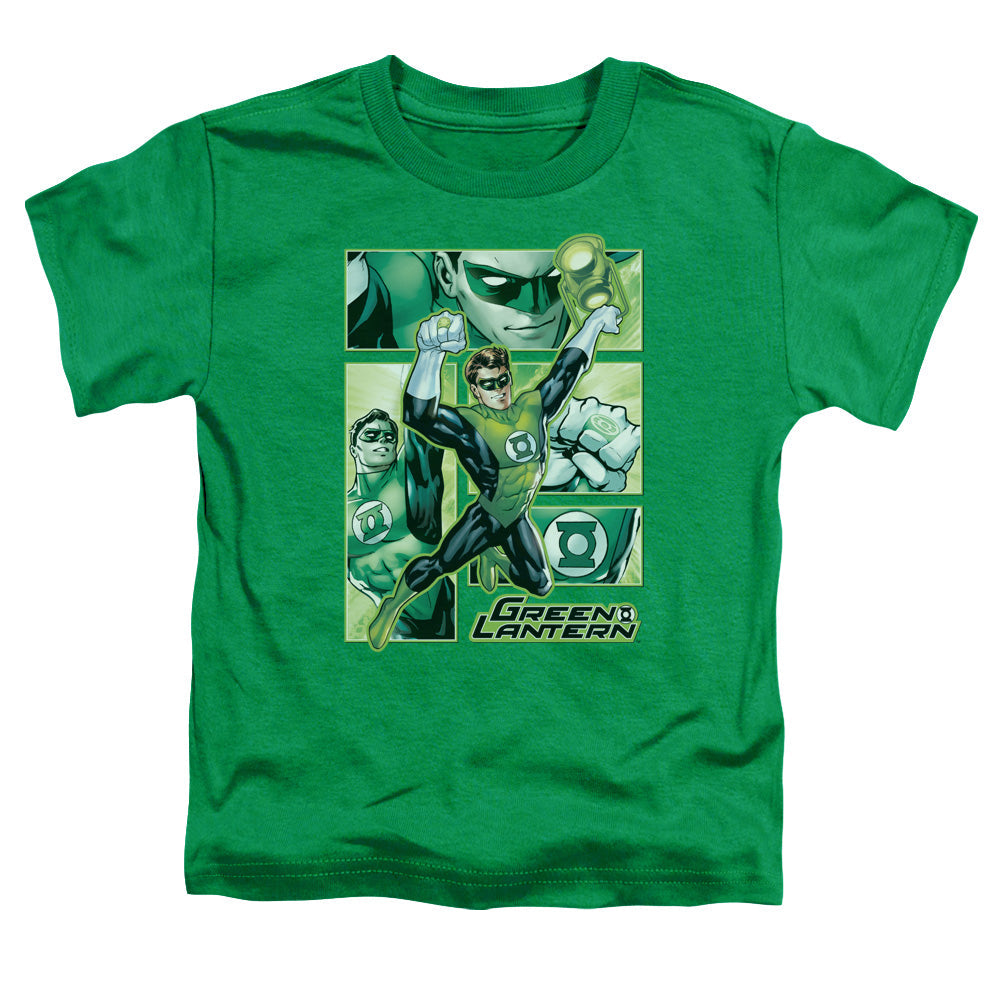 JLA Green Lantern Panels Licensed Toddler T-Shirt SM-LG