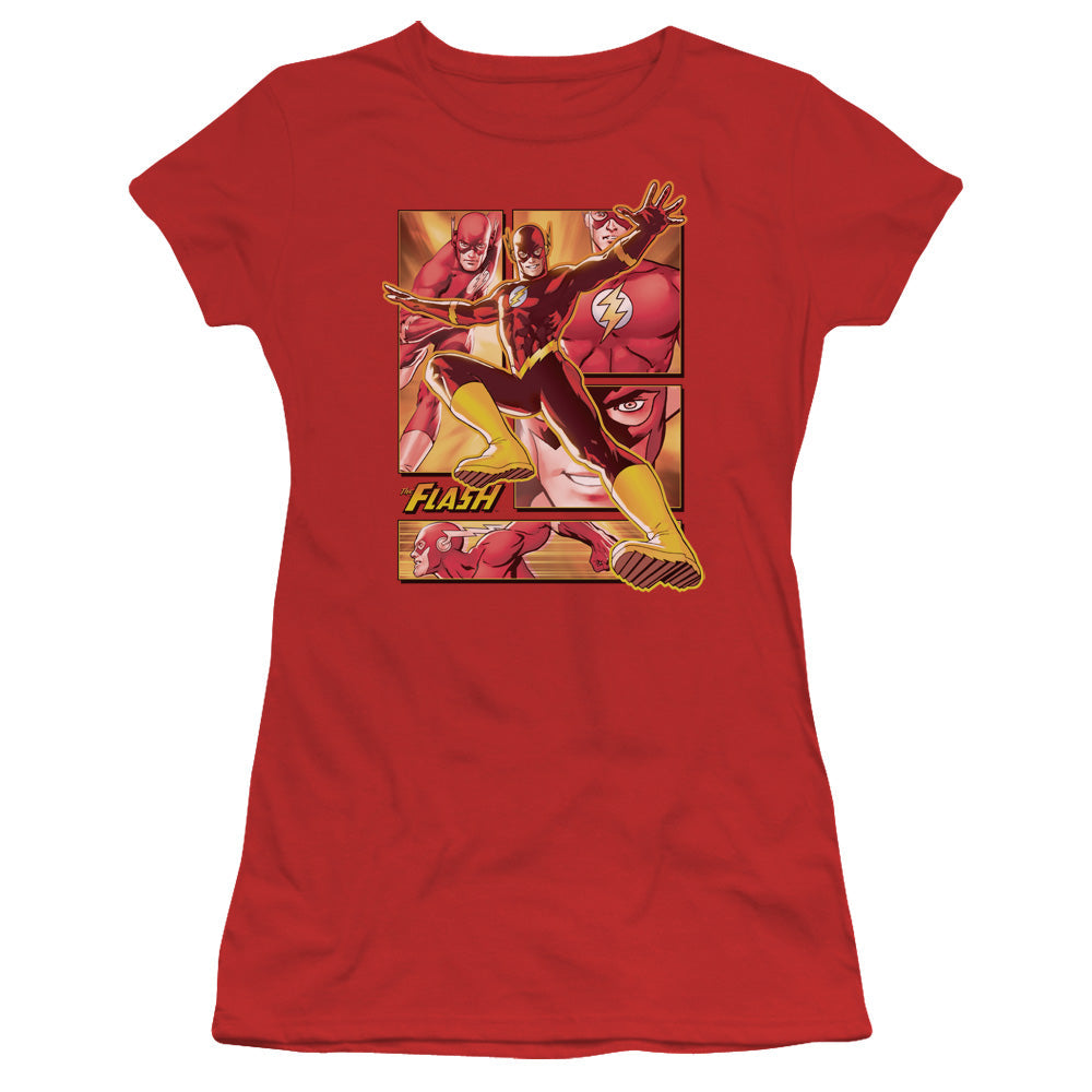 JLA Flash Licensed Women's T-Shirt Juniors SM