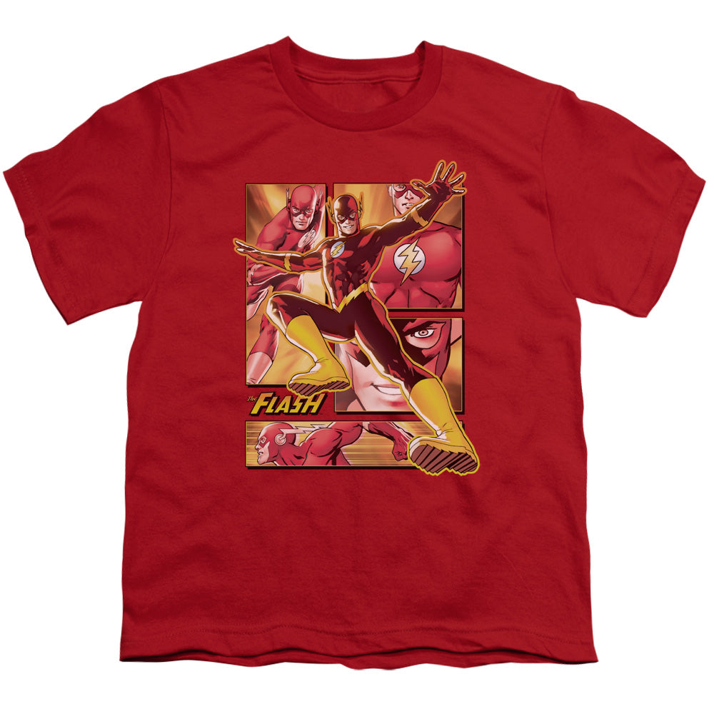 JLA Flash Licensed Kid's T-Shirt (Ages 4-7) XS-XL