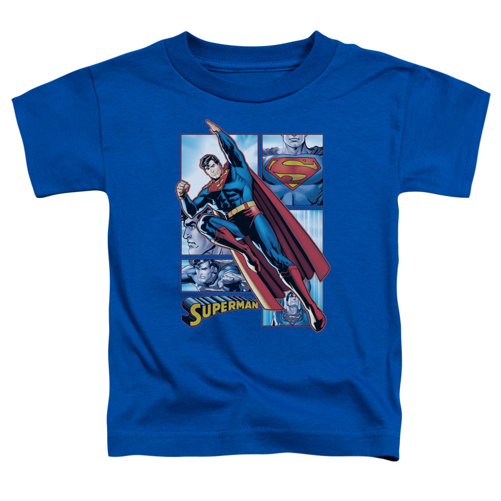 JLA Superman Panels Licensed Toddler T-Shirt SM-LG