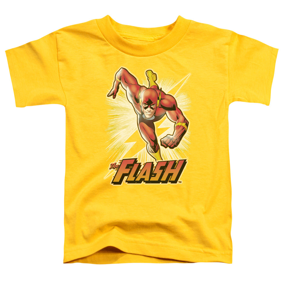 JLA Flash Yellow Licensed Toddler T-Shirt SM-LG