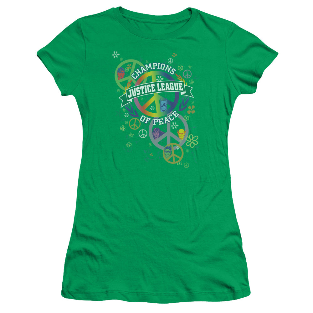 JLA Peace League Licensed Women's T-Shirt Juniors MD-LG