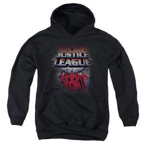 AN OFFCIALLY LICENSED JLA STAR LEAGUE YOUTH HOODIE BLACK