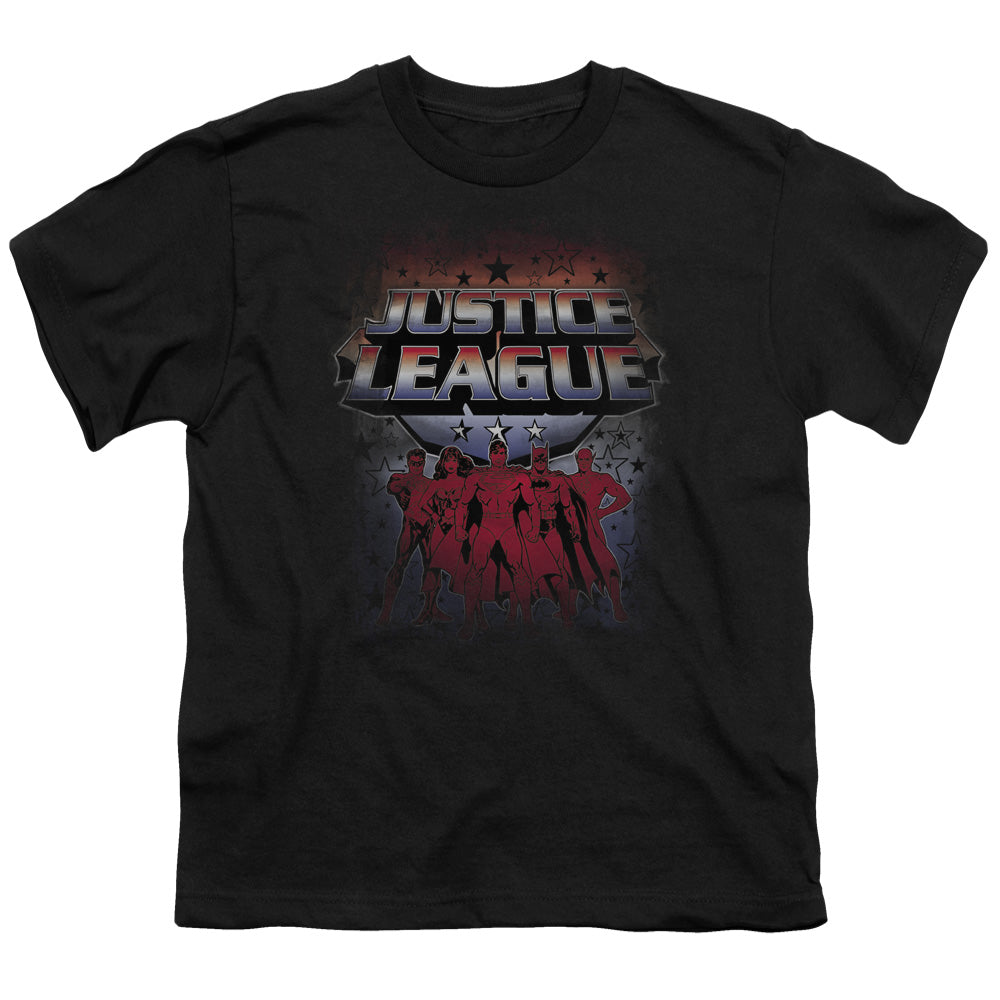 JLA Star League Licensed Kid's T-Shirt (Ages 4-7) XS