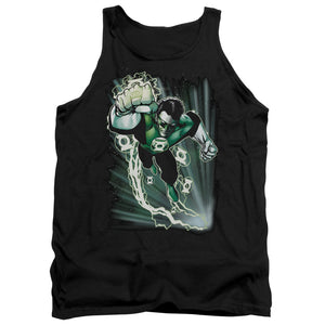 AN OFFCIALLY LICENSED JLA EMERALD ENERGY ADULT UNISEX TANK TOP BLACK